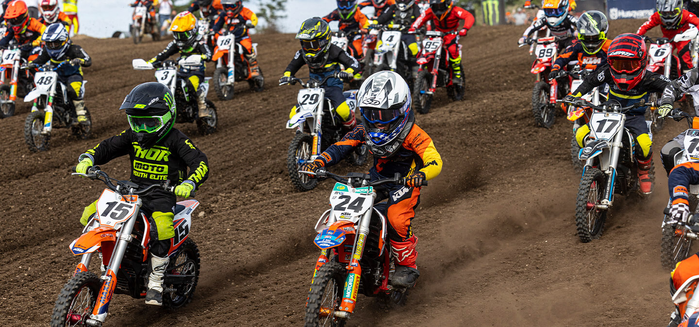 Record Number of Riders Line Up for Round Three of the European Junior e-Motocross Series